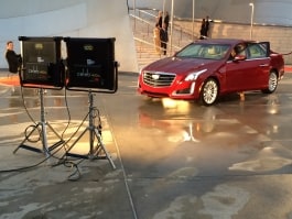 Kino Flo Celeb 400Q LED lights lighting car commercial set