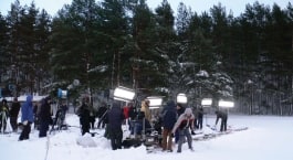 kino flo 4 foot 4 bank lights lighting feature film on location